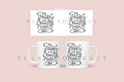coffee mug glass wrap svg 11oz 15oz mug svg presized for 11oz 15oz glass ready to cut and sublimation files