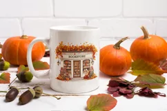 Fall Bookstore Png Download Autumn Sublimation Product Image 4