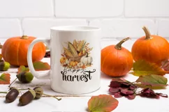 Happy Harvest Fall PNG, Sublimation Downloads Product Image 3