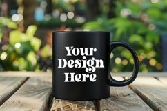 Coffee Mug Mockup Placed On A Garden Product Image 1