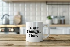 Coffee Mug Mockup Placed On A Kitchen Product Image 1
