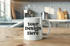 Coffee Mug Mockup Placed On A Kitchen Product Image 1