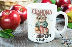 Sassy Grandma Cat Doesn't Give Funny Sublimation Png Product Image 3