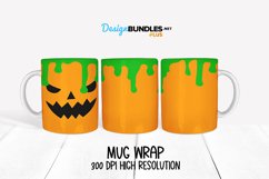 Halloween Coffee Mug Sublimation Wrap Product Image 1
