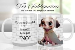 SARCASTIC QUOTE SUBLIMATION MUG DESIGN, COFFEE MUG WRAP Product Image 2