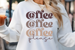 Coffee please SVG, Retro Coffee SVG Product Image 1