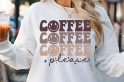 Coffee please SVG, Retro Coffee SVG Product Image 1