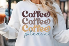 Coffee please SVG, Retro Coffee SVG Product Image 1