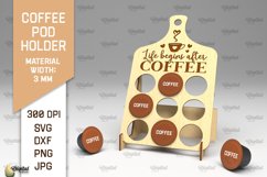 Coffee Pod Holders Laser Cut Bundle. Capsule Holders SVG Product Image 4