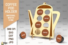 Coffee Pod Holders Laser Cut Bundle. Capsule Holders SVG Product Image 9