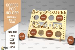 Coffee Pod Holders Laser Cut Bundle. Capsule Holders SVG Product Image 10