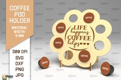 Coffee Pod Holders Laser Cut Bundle. Capsule Holders SVG Product Image 11