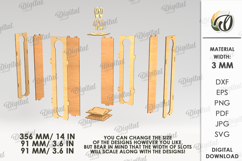 Coffee Pod Stands Laser Cut Design. Coffee Capsule Holder Product Image 2