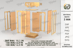 Coffee Pod Stands Laser Cut Design. Coffee Capsule Holder Product Image 3
