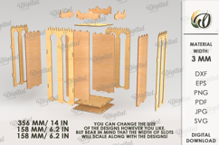 Coffee Pod Stands Laser Cut Design. Coffee Capsule Holder Product Image 2