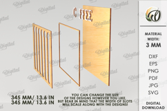 Coffee Pod Wall Hanger Lasercut. Coffee Capsule Holder SVG Product Image 3