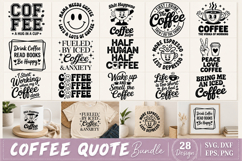 Coffee Quote SVG Design Bundle Product Image 1