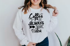 COFFEE QUOTES SVG I FUNNY COFFEE SIGN SVG I COFFEE BAR SIGN SVG