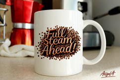 Funny coffee quotes, coffee sayings, sublimation mug design Product Image 1