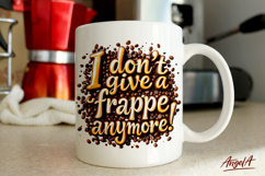 Coffee clipart, coffee quotes, coffee mug sublimation, puns Product Image 1