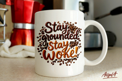 Coffee mug sublimation design, coffee quotes, Coffee clipart Product Image 1