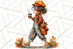 Coffee Shop Clip Art, Cafe Life, People Art PNG Graphics Product Image 2