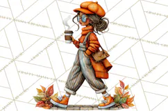 Coffee Shop Clip Art, Cafe Life, People Art PNG Graphics Product Image 2