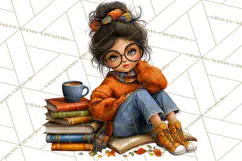 Coffee Shop Clip Art, Cafe Life, People Art PNG Graphics Product Image 5