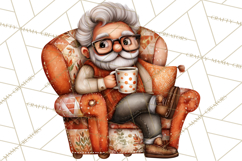 Coffee Shop Clip Art, Cafe Life, People Art PNG Graphics Product Image 5