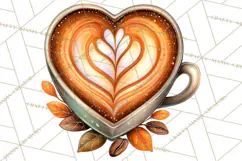 Coffee Shop Clip Art, Cafe Life, People Art PNG Graphics Product Image 3