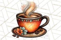 Coffee Shop Clip Art, Cafe Life, People Art PNG Graphics Product Image 3