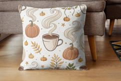 coffee shop sweet, pastel latte design, pumpkin spice pattern, marble background art, ceramic cup paper, cozy beverage design, coffee bean art, café aesthetic pattern, soft drink design, autumn coffee art