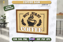 Coffee Sign Laser Cut| Coffee House |Coffee Shop |Wall Decor Product Image 1