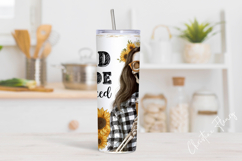 Dead Inside But Spice Fall Skeleton Tumbler Wrap PNG Product Image 2