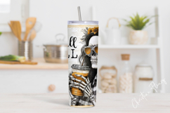 Its Fall Yall Skeleton Tumbler Wrap PNG Product Image 2