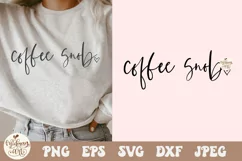 Coffee snob Svg Png, Coffee Snob SVG, Coffee Helps svg Product Image 1