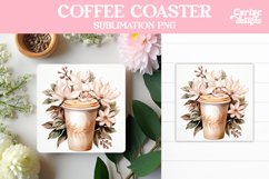 Coffee Square Coaster Sublimation