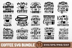 Coffee Bundle SVG | Coffee Quotes SVG Bundle Product Image 1