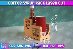 Coffee Syrup Rack | Desktop Organizer | Tea Bag Dispenser Product Image 1