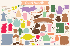 Coffee &amp; Tea | Color Doodles, Cookies, Espresso Machine, Cup Product Image 4