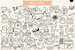 Coffee &amp; Tea | Hand Drawn Cookies, Espresso Machine, Cups Product Image 2