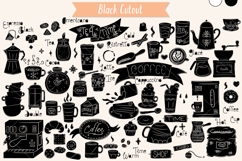 Coffee &amp; Tea | Hand Drawn Cookies, Espresso Machine, Cups Product Image 3