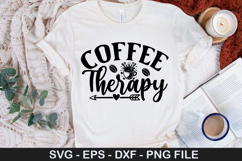 Coffee Quotes SVG Design - Daddy Loves Coffee Product Image 4