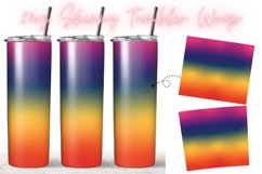 Ombre Spring 20oz Skinny Coffee Tumbler Wrap Product Image 1