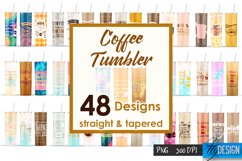 Coffee Quotes Tumblers| 20 Oz Tumbler| Tumbler Wrap Template Product Image 1