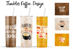 Coffee Quotes Tumblers| 20 Oz Tumbler| Tumbler Wrap Template Product Image 15