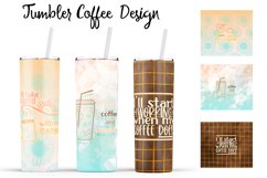 Coffee Quotes Tumblers| 20 Oz Tumbler| Tumbler Wrap Template Product Image 7