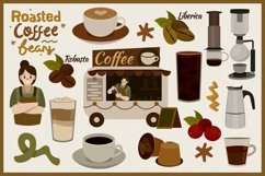 Coffee Types Vector Clipart & Seamless Patterns Product Image 3