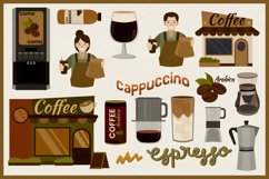 Coffee Types Vector Clipart & Seamless Patterns Product Image 4