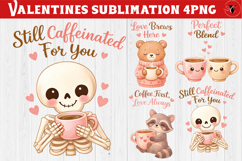 Cute Valentine's sublimation | Valentines Coffee Print Product Image 1